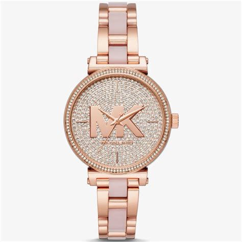 michael kors women's sofie stainless steel quartz watch|Michael Kors Women's Sofie Three.